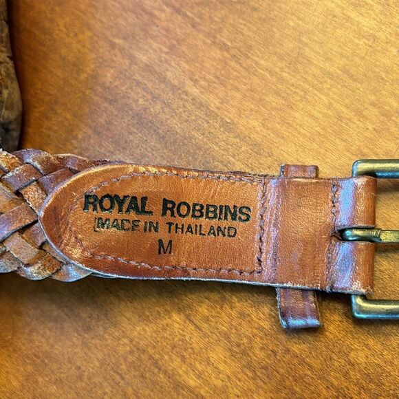 Vintage Royal Robbins Braided Leather Belt - Medium - Picture 3 of 8